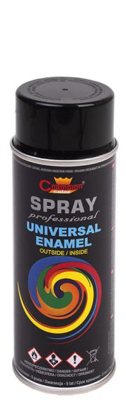Spray Uniwersalny Czarny Matowy Ral 9005 400 ml Champion