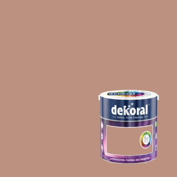 Farba Lateksowa Akrylit W Kolor Ciepłe Kakao 5l Dekoral