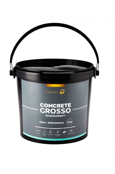 Tynk Dekoracyjny Concrete Grosso Beton 5 kg Decoverni