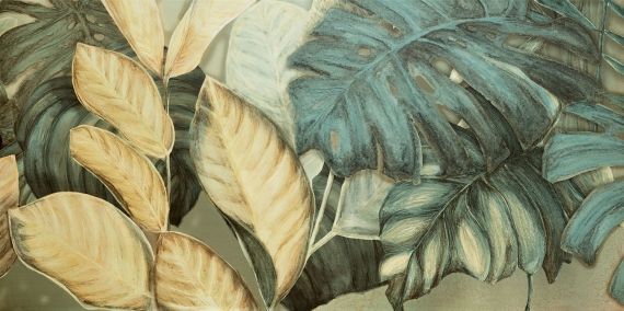 Dekor Alabaster Shine Leaves A Element 1 119,8x59,8 Tubądzin Domino