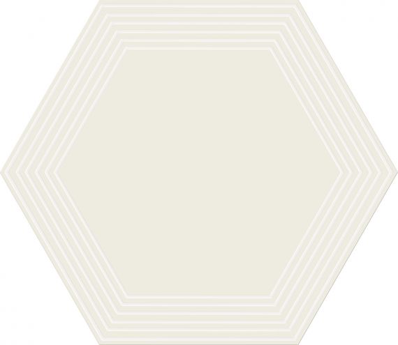 Dekor Cielo e Terra Bianco Geometry 2 MAT 10 mm 22,1x19,2 Tubądzin