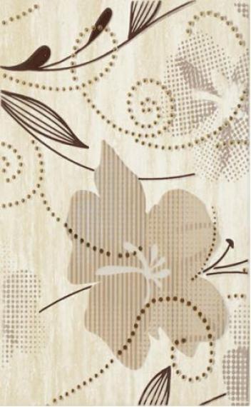 Dekor Ścienny Inserto Doppia Beige B 25x40 Paradyż Kwadro