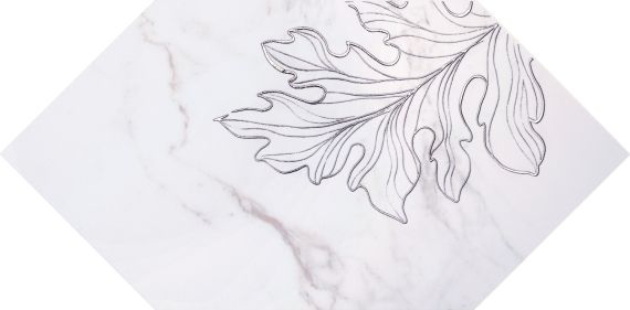 Dekor Ścienny Rochelle Fleur Form Półpołysk 14,8x22,5 Tubądzin gr. 10mm