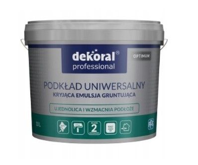Podkład Uniwersalny Professional 10L Biały Dekoral Podkład Uniwersalny Professional 10L Biały Dekoral