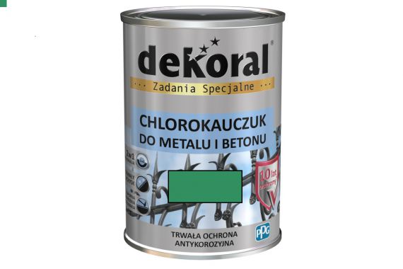 Emalia Chlorokauczukowa Strong Zielony Kanadyjski RAL 6016 0,9L Dekoral