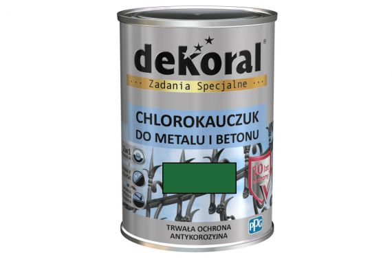 Emalia Chlorokauczukowa Strong Zieleń Mchu RAL 6005 0,9L Dekoral