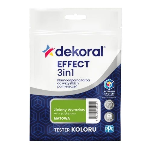 Farba Lateksowa Plamoodporna Effect 3in1 0.04L Zielony Wyrazisty Tester Dekoral Farba Lateksowa Plamoodporna Effect 3in1 0.04L Zielony Wyrazisty Tester Dekoral