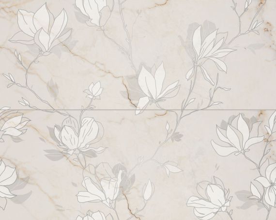 Dekor Ścienny Liberte Fleur 2-elementowy 74,8x59,8 Tubądzin gr. 10mm