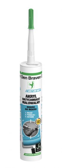 Akryl Natychmiast Malowany 300 ml Bostik