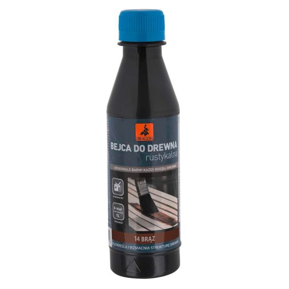 Bejca Do Drewna Rustykalna Brąz 0,2L Dragon Bejca Do Drewna Rustykalna Brąz 0,2L Dragon