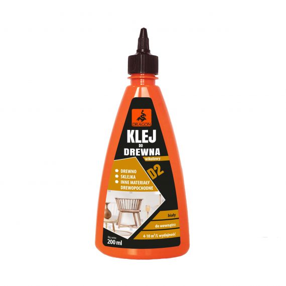 Klej Do Drewna Wikol D2 200 ml Dragon