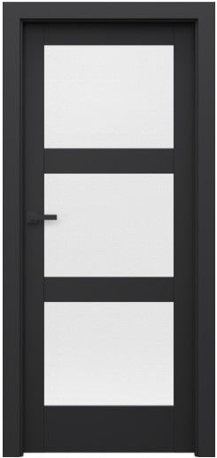 Drzwi Wewnętrzne Verte Home Czarny Model N.3 Porta