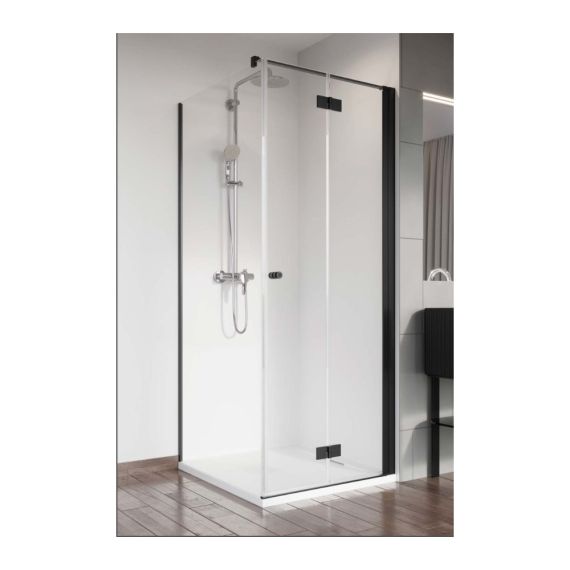 Drzwi Prysznicowe Nes KDJ B Czarne 90 Prawe 10025090-54-01R Radaway