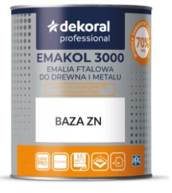 Emalia  3000 Baza Zn 0,83L  Dekoral