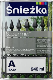 Emalia Chlorokauczukowa Baza A 0,94L Śnieżka Emalia Chlorokauczukowa Baza A 0,94L Śnieżka