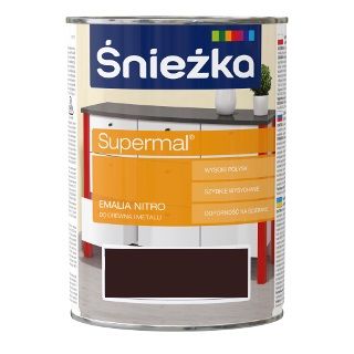 Emalia Nitro Brązowy 0.8L Śnieżka