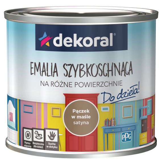 Emalia Szybkoschnąca Do Dzieła Pączek w maśle Satyna 0,5L Dekoral