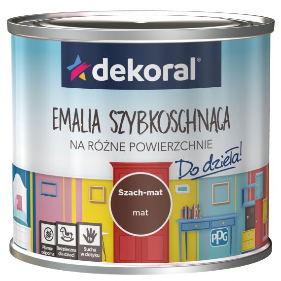 Emalia Szybkoschnąca Do Dzieła Szach-mat Mat 0,5L Dekoral