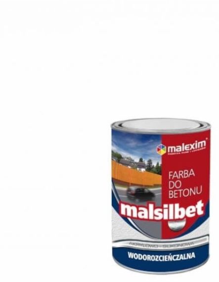 Farba Akrylowo-Silikonowa Malsilbet Biały 2.5L Malexim Farba Akrylowo-Silikonowa Malsilbet Biały 2.5L Malexim