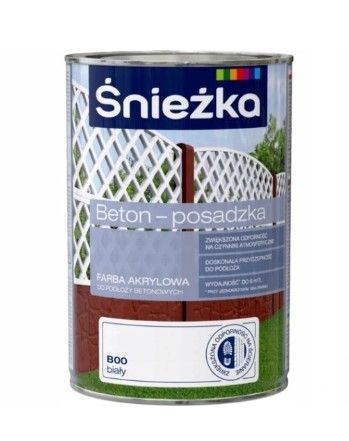 Farba Beton-Posadzka 0.8 L Biały Śnieżka