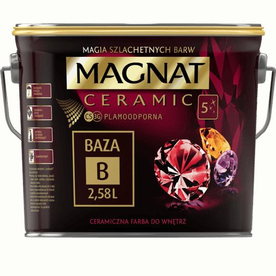Farba Ceramiczna Ceramic Baza B 2,58L Magnat Farba Ceramiczna Ceramic Baza B 2,58L Magnat