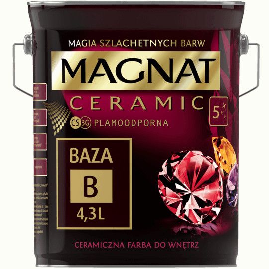 Farba Ceramiczna Ceramic Baza B 4,3L Magnat Farba Ceramiczna Ceramic Baza B 4,3L Magnat