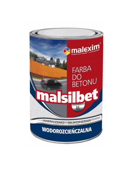 Farba Do Betonu Malsilbet 0,7L Biały Malexim Farba Do Betonu Malsilbet 0,7L Biały Malexim