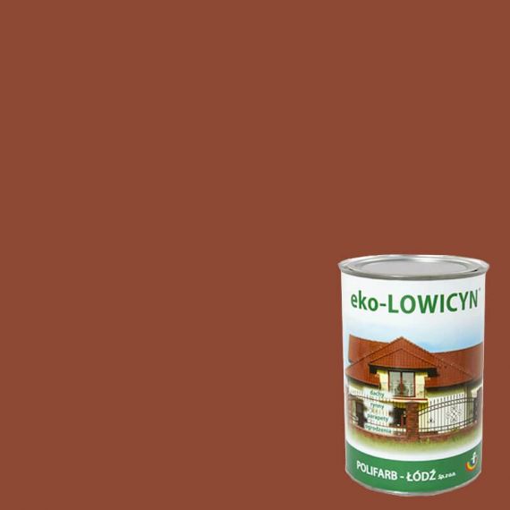 Farba Eko Lowicyn Ceglasta 10L RAL 8004 Polifarb Łódź
