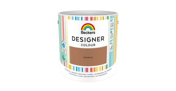 Farba Lateks Designer Colour Brownie 2,5L Beckers