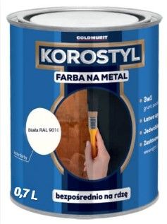 Farba Na Metal Korostyl Biały 9010 0,7L Goldmurit Farba Na Metal Korostyl Biały 9010 0,7L Goldmurit