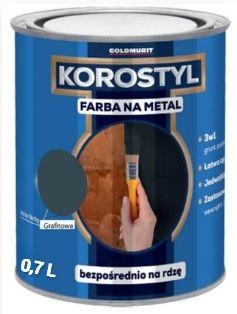 Farba Na Metal Korostyl Grafitowy 0,7L Goldmurit