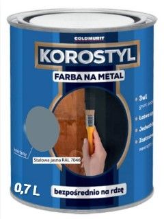 Farba Na Metal Korostyl Stalowy 7064 0,7L Goldmurit