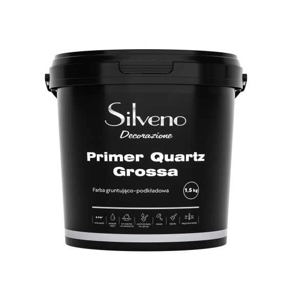 Farba Podkładowa Primer Quartz Grossa 1.5 Kg Silveno