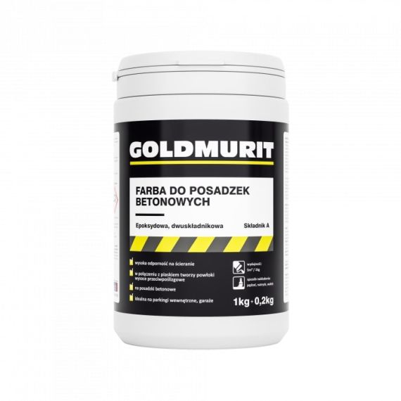 Farba Do Posadzek Betonowych Żółty Zbliżony Do Ral 5012 1kgA+0,2kgB Goldmurit