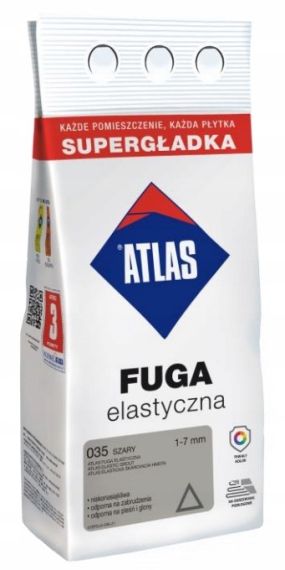 Fuga Elastyczna 3 Kg Szary 035 Atlas