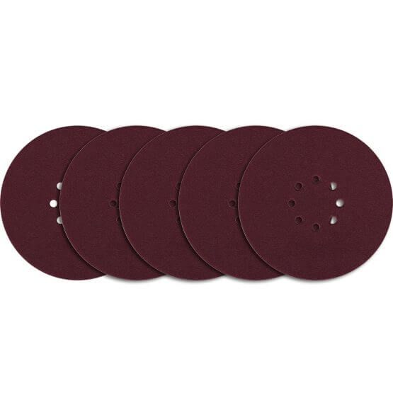 Krążek Ścierny Na Rzep 8 Otw. P150 (225 mm) 5 Szt. Goldmurit