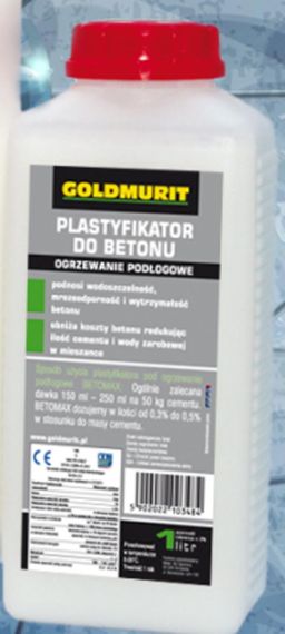 Plastyfikator Zimowy Pod Ogrzewanie Podłogowe -10 st.c 1l Goldmurit Plastyfikator Zimowy Pod Ogrzewanie Podłogowe -10 st.c 1l Goldmurit
