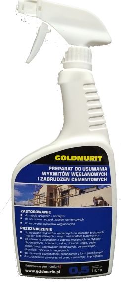 Super Czyścik -Usuwacz Zabrudzeń Cementowych 0.5l atomizer Goldmurit Super Czyścik -Usuwacz Zabrudzeń Cementowych 0.5l atomizer Goldmurit