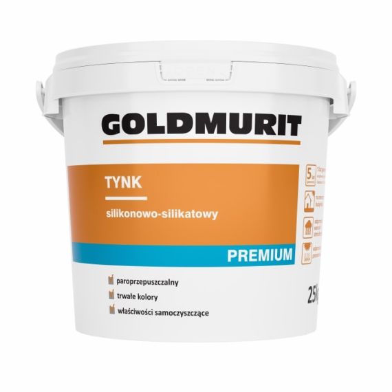 Tynk Silikatowo-Silikonowy Baranek 1,5mm Baza 1 25kg Goldmurit Tynk Silikatowo-Silikonowy Baranek 1,5mm Baza 1 25kg Goldmurit
