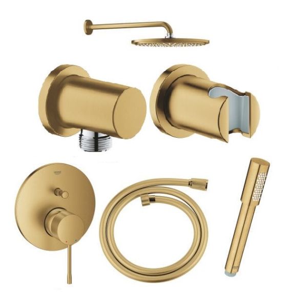Zestaw Prysznicowy 6w1 Essence Brushed Cool Sunrise Grohe