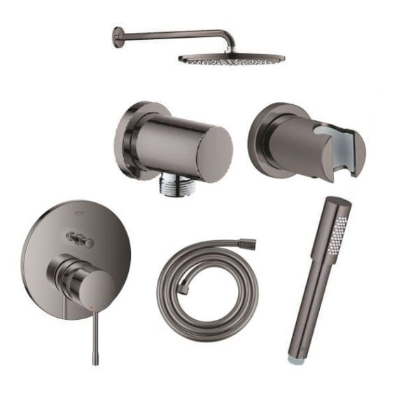 Zestaw Prysznicowy 6w1 Essence Hard Graphite Grohe