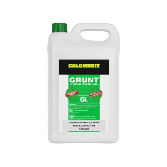 Grunt Głęboko Penetrujący 12 Technologia Polimerowa 5l Goldmurit