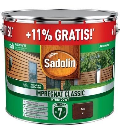 Impregnat Classic Hybrydowy Promo Tek 10L Sadolin