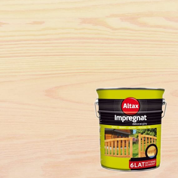 Impregnat Dekoracyjny Biały 0,75L Altax