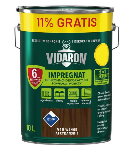 Impregnat Wenge Afrykańskie V10 9L+11% Vidaron