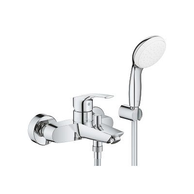 Jednouchwytowa Bateria Wannowa Z Zestawem Prysznicowym Eurosmart 33302003 Grohe