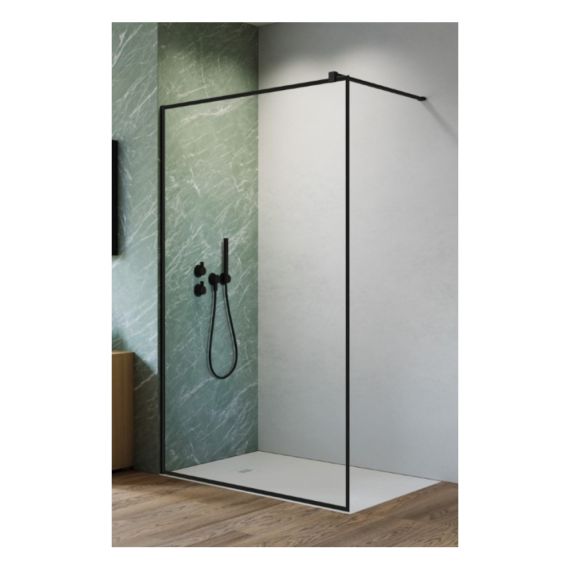 Kabina Nes Walk-In II 120 Czarna Frame 10013120-54-56 Radaway