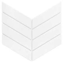 Kafelki w jodełkę Royal Chevron White Matt DUNIN