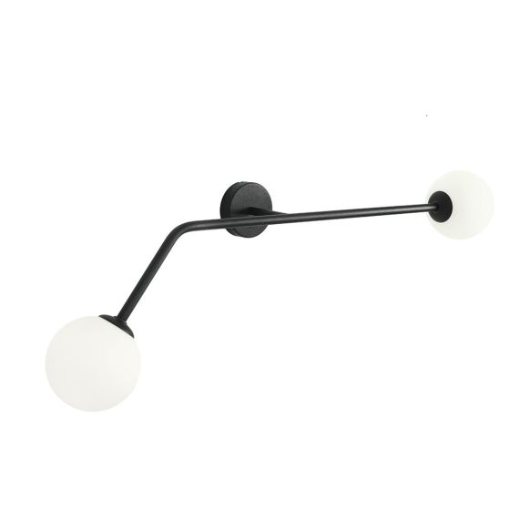 Kinkiet Pure Black Poziomy 1064D1 Aldex