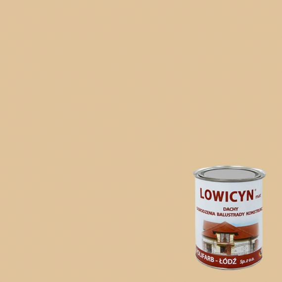 Farba Lowicyn Kość Słoniowa 0,8L Polifarb Łódź